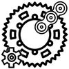 Chains, front/rear sprockets