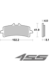 Front brake pads SBS 901HS Sinter (Road)