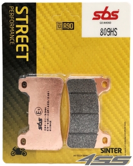 Front brake pads SBS 809HS Sinter (Road)