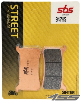 Front brake pads SBS 947HS Sinter (Road)