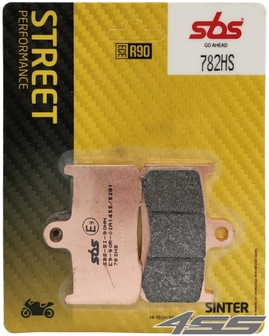 Front brake pads SBS 782HS Sinter (Road)