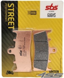 Front brake pads SBS 686HS Sinter (Road)