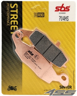 Front brake pads Right SBS 704HS Sinter (Road)