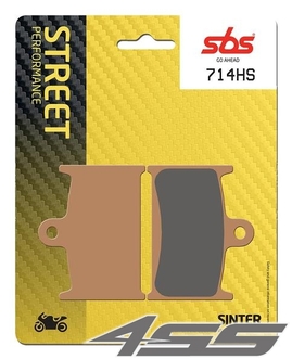 Front brake pads SBS 714HS Sinter (Road)