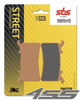Front brake pads SBS 985HS Sinter (Road)