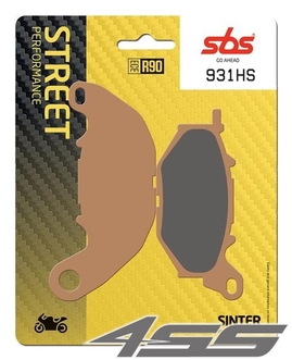 Front brake pads SBS 931HS Sinter (Road)