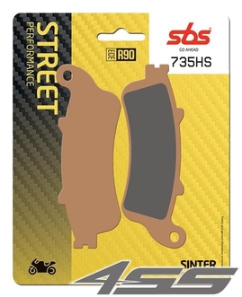 Front brake pads SBS 735HS Sinter (Road)