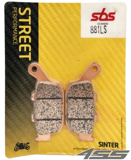 Rear brake pads SBS 881LS Sinter (Road)