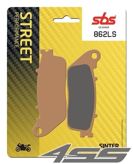 Rear brake pads SBS 862LS Sinter (Road)