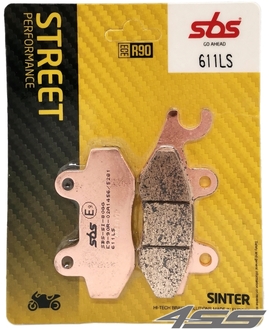 Rear brake pads SBS 611LS Sinter (Road)