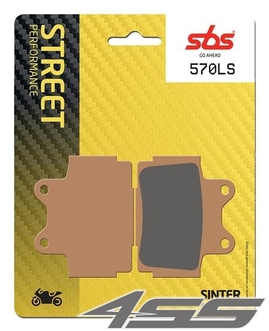 Rear brake pads SBS 570LS Sinter (Road)