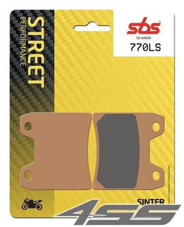 Rear brake pads SBS 770LS Sinter (Road)