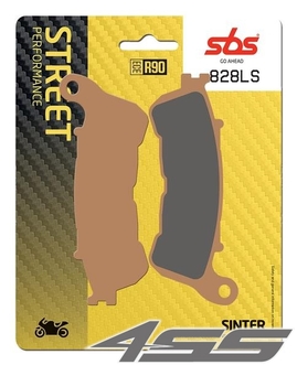 Rear brake pads SBS 828LS Sinter (Road)