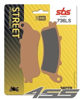 Rear brake pads SBS 736LS Sinter (Road)