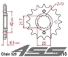 Front chain sprocket JTF516,13 teeth