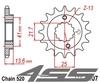 Front chain sprocket JTF1307,14 teeth - 520 chain conversion