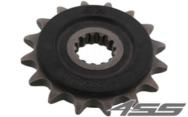 Front chain sprocket JTF1586,17 teeth - with vibration damper
