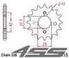 Front chain sprocket JTF513,16 teeth - with vibration damper