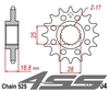 Front chain sprocket JTF704,16 teeth - with vibration damper
