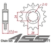 Front chain sprocket JTF1371,15 teeth