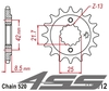 Front chain sprocket JTF512,15 teeth - with vibration damper