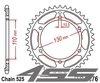 Rear chain sprocket JTR1876,44 teeth - black