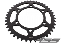 Rear chain sprocket JTR486,45 teeth - black zinc