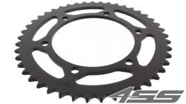 Rear chain sprocket JTR855,48 teeth - black zinc