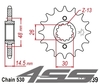 Front chain sprocket JTF339,17 teeth - with vibration damper