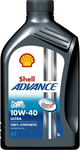 Engine oil Shell Advance Ultra 4T 10W40 1L