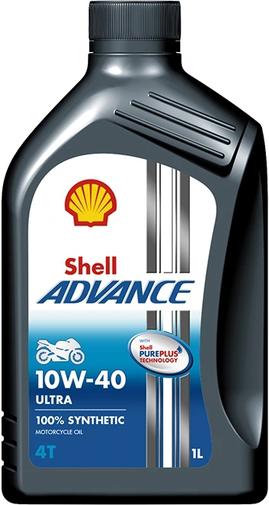 Engine oil Shell Advance Ultra 4T 10W40 1L