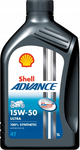 Engine oil Shell Advance Ultra 4T 15W50 1L