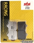 Front track brake pads SBS 870DC Dual Carbon (Track)