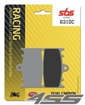 Front track brake pads SBS 631DC Dual Carbon (Track)