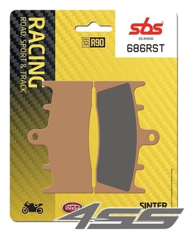 Front sport brake pads SBS 686RST Sinter (Road/Track)