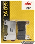 Front track brake pads SBS 806DC Dual Carbon (Track)