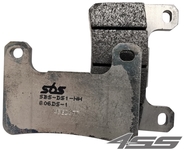 Front racing brake pads SBS 806DS-1 Dual Sinter (Track)