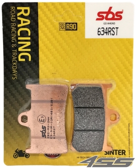 Front sport brake pads SBS 634RST Sinter (Road/Track)