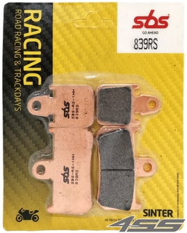 Front sport brake pads SBS 839RST Sinter (Road/Track)