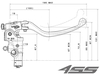 Radial brake pump Brembo 19 RCS (adjustable 18/20mm) 110A26310
