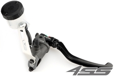 Radial brake pump Brembo 19 RCS (adjustable 18/20mm) + brake fluid reservoir + mounting kit 110A26310+110A26385