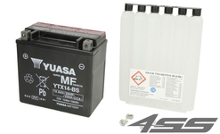 Motorcycle battery YUASA YTX14-BS (AGM)