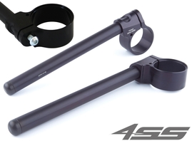 CLIP-ON aluminum handlebar set TRW - pin diameter 45mm, diameter 22mm, length 250mm