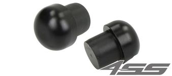 Teflon black handlebar plugs TRW