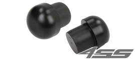 Teflon black handlebar plugs TRW