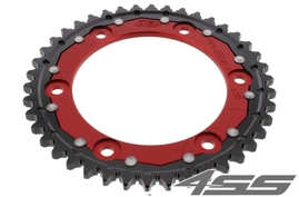 Rear chain sprocket ZF DUAL 1306,42 teeth - black/red