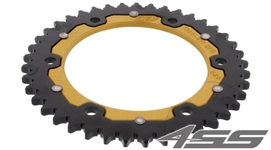 Rear chain sprocket ZF DUAL 1307,41 teeth - black/gold