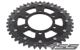 Rear chain sprocket ZF DUAL 1489,39 teeth - black/black