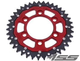 Rear chain sprocket ZF DUAL 1489,40 teeth - black/red