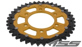 Rear chain sprocket ZF DUAL 1489,42 teeth - black/gold